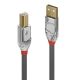 LINDY LNY-36643 :: USB 2.0 кабел, 1x Type A, 1x Type B, Cromo Line, 3 м