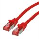 ROLINE 21.15.2616 :: S/FTP (PiMF) Patch кабел Cat.6, Component Level Tested, LSOH, червен, 7.5 м