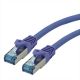 ROLINE 21.15.2935 :: S/FTP Patch кабел Cat.6A, Component Level Tested, LSOH, виолетов, 5.0 м