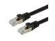 VALUE 21.99.0974 :: Cable FTP Cat.6 (Class E), extra-flat, black, 1.5m