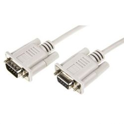 ROLINE 11.01.6218 :: RS-232 cable D9 M/F, 1.8m, 9 wires, extension