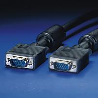 ROLINE 11.04.5270 :: VGA кабел HD15 M/M, 20.0 м с феритни накрайници, Quality