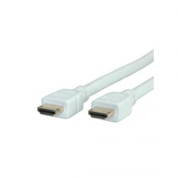 ROLINE 11.04.5588 :: ROLINE HDMI High Speed кабел с Ethernet, HDMI M - HDMI M, бял, 5.0 м