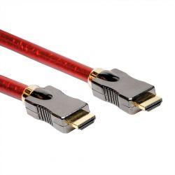 ROLINE 11.04.5901 :: HDMI 8K (7680 x 4320) Ultra HD Cable + Ethernet, M/M, 1.0 m