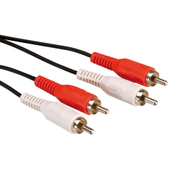 VALUE 11.99.4333 :: RCA Cinch Cable, duplex M - M, 2.5 m