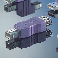 ROLINE 12.03.2930 :: USB Gender Changer A/F към B/M