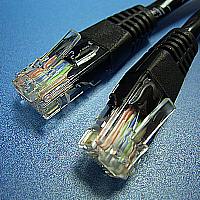ROLINE 21.15.0535 :: UTP Patch cable Cat.5e, 1.0m, AWG24, black
