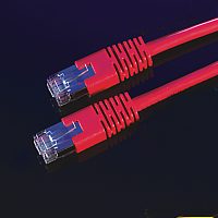 ROLINE 21.15.1371 :: S/FTP Patch кабел, Cat.6, PIMF, 7.0 м, червен цвят, AWG26