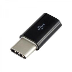 SBOX AD.USB-C-B :: Адаптер от Micro USB към USB Type-C, Черен