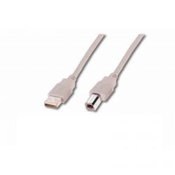 ASSMANN AK-300102-030-E :: USB 2.0 кабел, Type A-B, 3.0 м