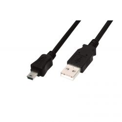ASSMANN AK-300130-010-S :: USB кабел, type A - mini B (5pin), M/M, 1.0 м