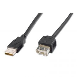 ASSMANN AK-300200-030-S :: USB extension cable, type A, M/F, 3.0 m, black