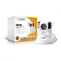Compro CS530 :: Day-Night PTZ IP охранителна камера, MJPEG, 30fps VGA
