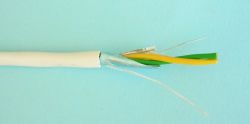 ELAN 032151 :: Alarm Cable, 2x 1.50, Twisted Pair, 450V, Ø 6.60 mm, Shielded, 100 m