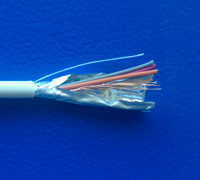ELAN 120061 :: CCA Alarm Cable, 6x 0.22, Ø 4.20 mm, Shielded, 100 m