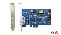 GeoVision GV-800B/12 :: Охранителна платка, 12 порта, 100 fps, H.264, 4 звукови порта, PCI-E