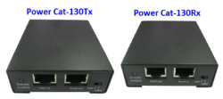ENCONN PowerCat130T/R :: PoE + Ethernet extender, 10/100 Mbps, 300 m max, Cat. 5e/6