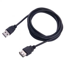 SBOX USB-1023 :: Удължителен кабел USB 2.0, A-A, M/F, 3 м, черен