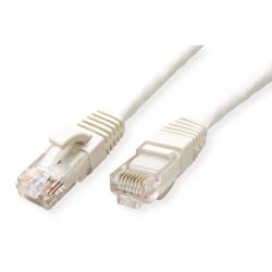 VALUE 21.99.1036 :: UTP кабел Cat.6 (Class E), halogen-free, бял цвят, 1.0 м