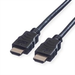 ROLINE 11.99.5544 :: VALUE HDMI High Speed Cable + Ethernet, M/M, black, 7.5 m