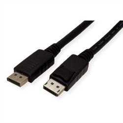 ROLINE 11.99.5629 :: VALUE DisplayPort Cable, DP-DP, M/M, black, 1.5 m