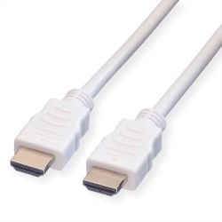 ROLINE 11.99.5706 :: VALUE HDMI High Speed Cable + Ethernet, M/M, white, 7.5 m