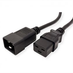 ROLINE 19.08.1563 :: Power Cord IEC320/C19-C20 16A/250V, black, 3m