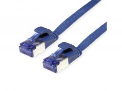 VALUE 21.99.2152 :: Cable FTP Cat.6A (Class EA), extra-flat, blue, 2m