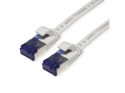 VALUE 21.99.2110 :: Cable FTP Cat.6A (Class EA), extra-flat, grey, 0.5m