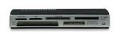 MANHATTAN 100939 :: Четец USB 2.0 external, 60-in-1, черен цвят