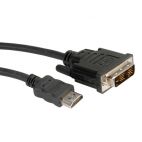 ROLINE 11.04.5519 :: DVI към HDMI кабел, DVI M - HDMI M, 1.0 м