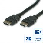 VALUE 11.99.5680 :: HDMI Ultra HD Cable + Ethernet, M/M, black, 1.0 m
