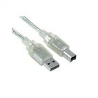 VALUE 11.99.8905 :: USB 2.0 Light кабел, бял цвят, 1.8 м, тип A - B