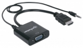 MANHATTAN 151450 :: HDMI to VGA Converter with Audio