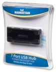 MANHATTAN 161169 :: Hi-Speed USB 2.0 Pocket Hub, 7 Ports