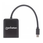 MANHATTAN 207775 :: Mini DisplayPort to 2-Port DisplayPort Splitter Hub with MST
