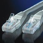 ROLINE 21.15.0600 :: UTP Patch cable Cat.5e, 0.5m, crosswired, grey