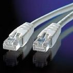 ROLINE 21.15.0830 :: S/FTP Patch кабел, Cat.6, PIMF, 0.5 м, сив цвят, AWG26