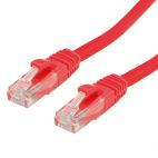 ROLINE 21.15.1321 :: S/FTP Patch кабел, Cat.6, PIMF, 0.5 м, червен цвят, AWG26
