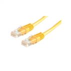 VALUE 21.99.1562 :: UTP Patch кабел, Cat. 6, жълт цвят, 5.0 м