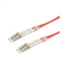 VALUE 21.99.9251 :: Fibre Optic Jumper Cable 62, 5/125µm LC/LC, orange 1 m