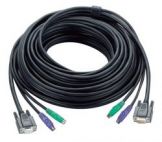 ATEN 2L-1010P/C :: KVM кабел, HD15 M + 2x PS2 M >> HD15 F + 2x PS2 M, 10.0 м