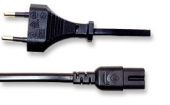 MANHATTAN 339100 :: захранващ кабел за лаптоп, 2-пинов, черен, 1.8 м