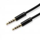 SBOX 3535-1.5B :: Аудио кабел, 3.5 мм стерео жак M/M, 1.5 м, Черен