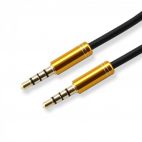 SBOX 3535-1.5G :: Аудио кабел, 3.5 мм стерео жак M/M, 1.5 м, Златист