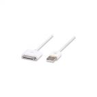 MANHATTAN 391856 :: iLynk USB Cable, A Male / 30-Pin Male, 1.2 м