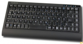 KeySonic ACK-595BT :: Безжична Bluetooth мини клавиатура, SoftSkin, черна