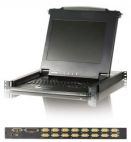 ATEN CL1016M :: 16-port Slideaway™ LCD KVM превключвател с 17" LCD конзола, 1280x1024