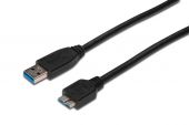 ASSMANN DK-300116-018-S :: USB 3.0 connection cable, type A - micro B, M/M, 1.8 m