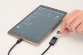 EDNET 31517 :: OTG USB 2.0 Data/Charging кабел с MicroSD Card слот, 0.30 м